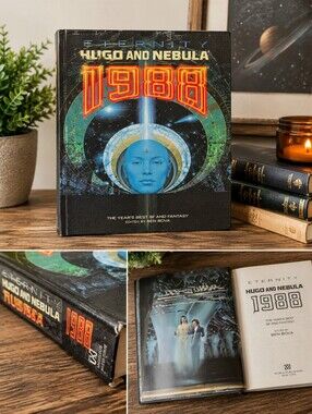 Eternity Hugo and Nebula 1988 Ben Bova Vintage Sci-Fi Fantasy Hardcover Antholog